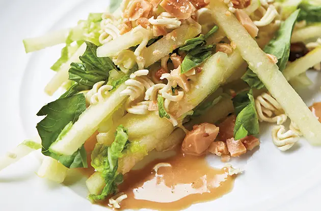 Crunchy Ramen and Apple Salad Recipe