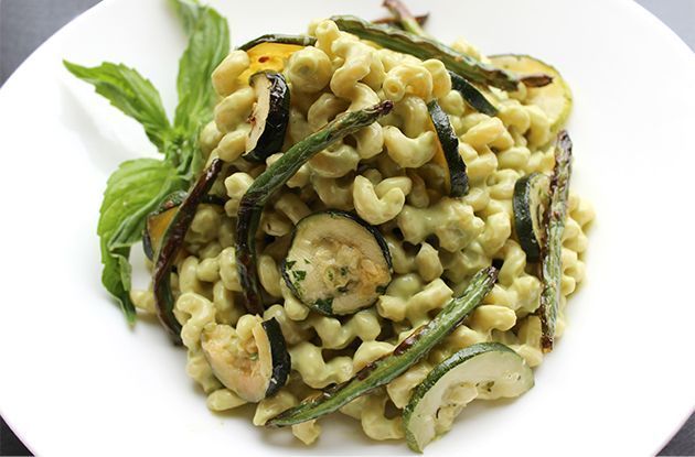 Avocado, Zucchini, and Green Bean Macaroni and Cheese Recipe