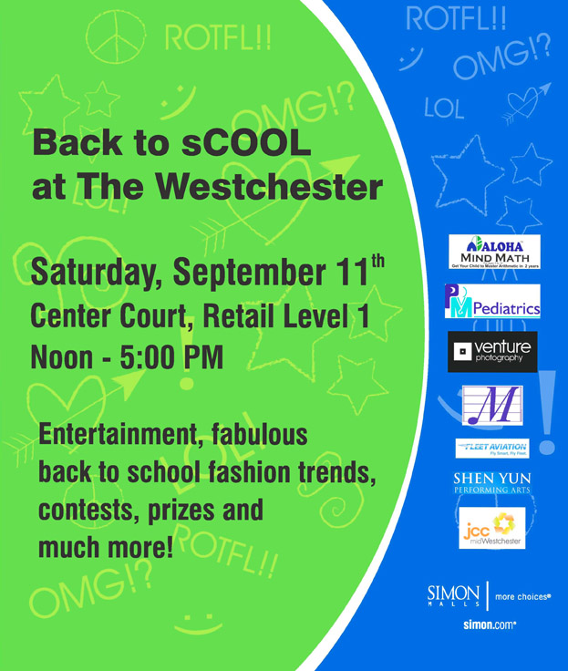 BAck to School at the Westchester Mall