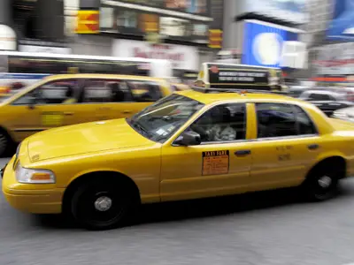 Cabs in New York What a symbol What a staple