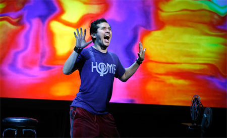 John Leguizamo in his one-man show Ghetto Klown, directed by Fisher Stevens. Photo - Carol Rosegg 2011