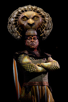 Alton Fitzgerald White in Broadway's The Lion King