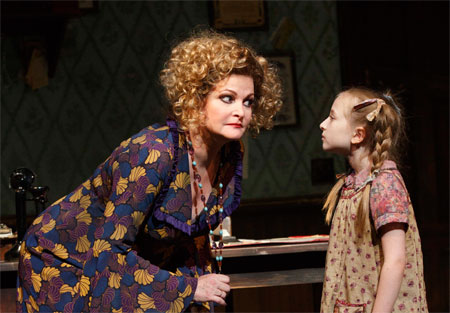 Faith Prince and Emily Rosenfeld in Annie