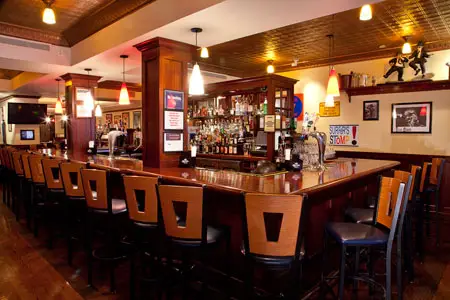 The bar at T.G.I. Friday's Times Square