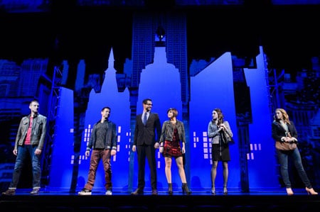 The cast of First Date on Broadway