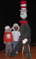 Cat in the Hat at Stepping Stones Museum