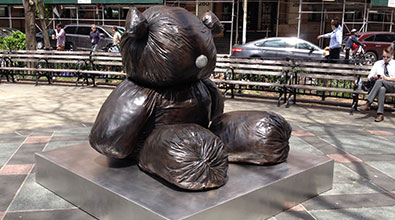 Gimhonsok's Giant Teddy Bear in Tribeca Park