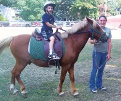 pony rides at Greenlawn Equestrian Center