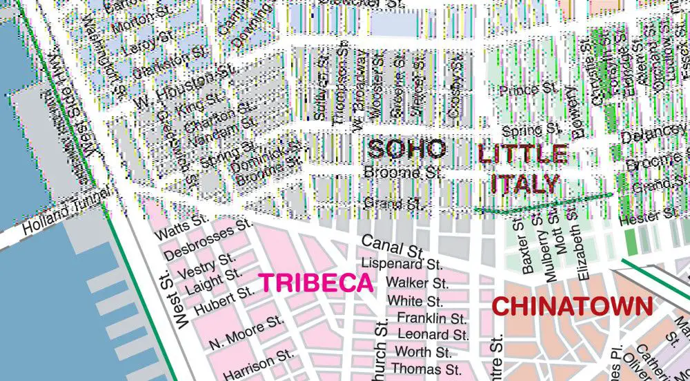 soho new york street map