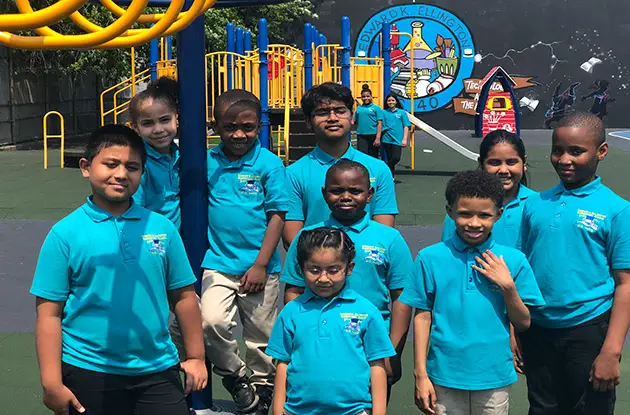 The Edward K. Ellington Magnet School of Science, Technology, and the Arts Welcomes New Schoolyard