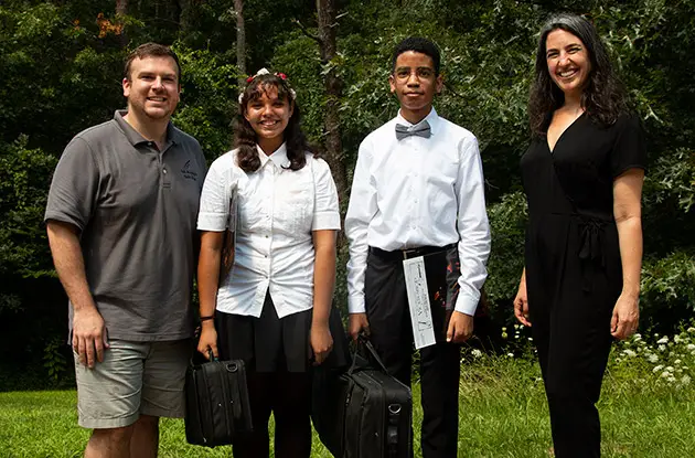 Bob Murphy's Violin Shop in Melville Gives the Gift of Music to Two Usdan Campers