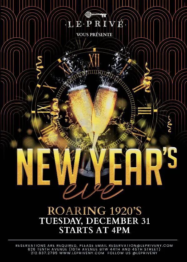 New Year&#039;s Eve - Le Privé 12/31/19