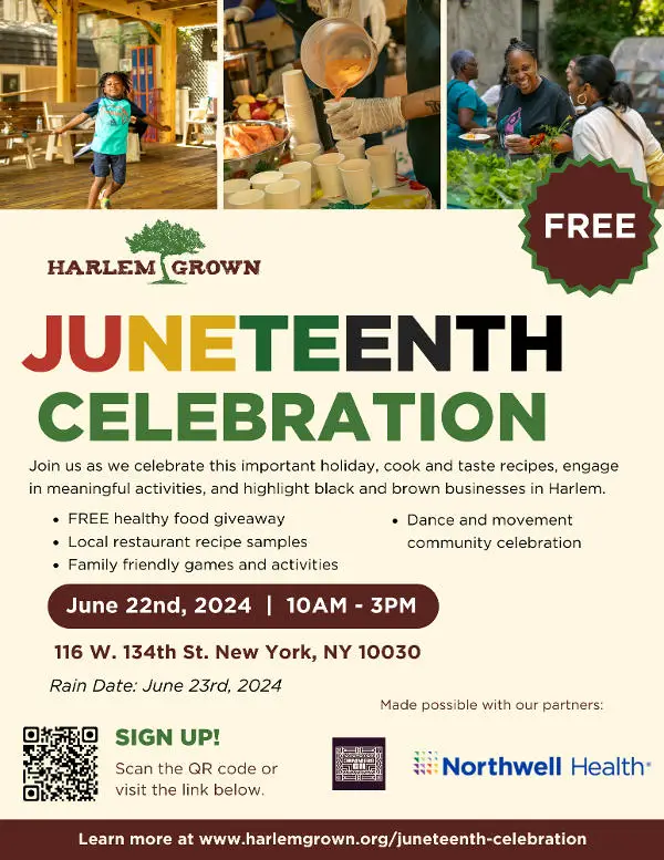 Juneteenth Celebration at Harlem Grown Farm