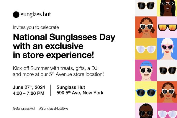 Sunglass Hut National Sunglasses Day Event at Sunglas Hut 5th Avenue Store