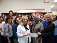 KeyBank presents check to Child Care Resources of Rockland