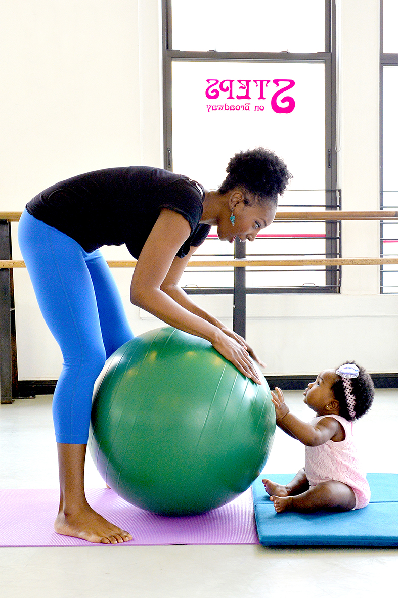 mother and child at school at steps