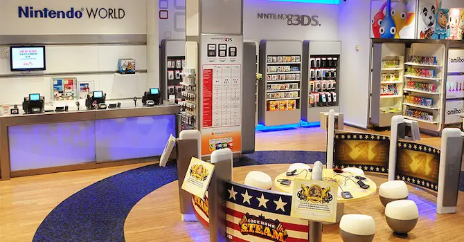 Geddy Visits the Nintendo World Store in New York City