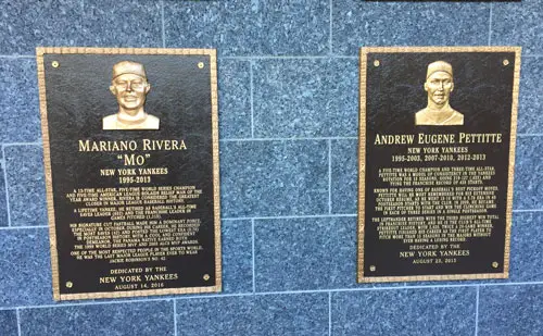 Enshrinement in Yankees Monument Park is a tradition unlike any