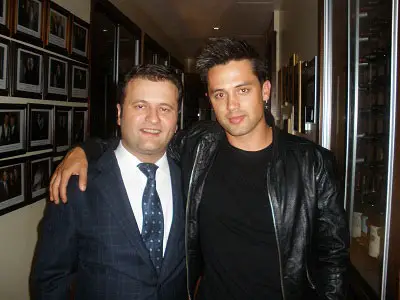 Stephen Colletti dines at Benjamin Steakhouse in NYC