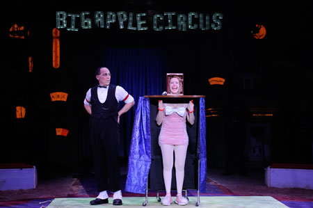 Scott Nelson and Muriel Brugman of the Big Apple Circus