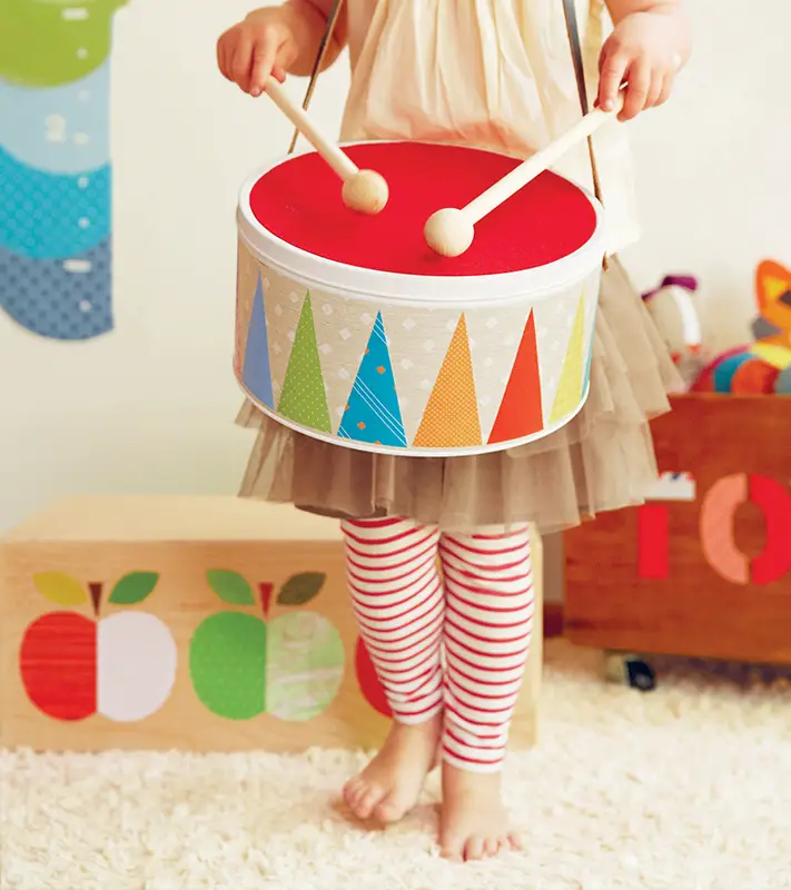 DIY Toy Drum NYMetroParents