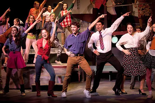 teens production of Footloose